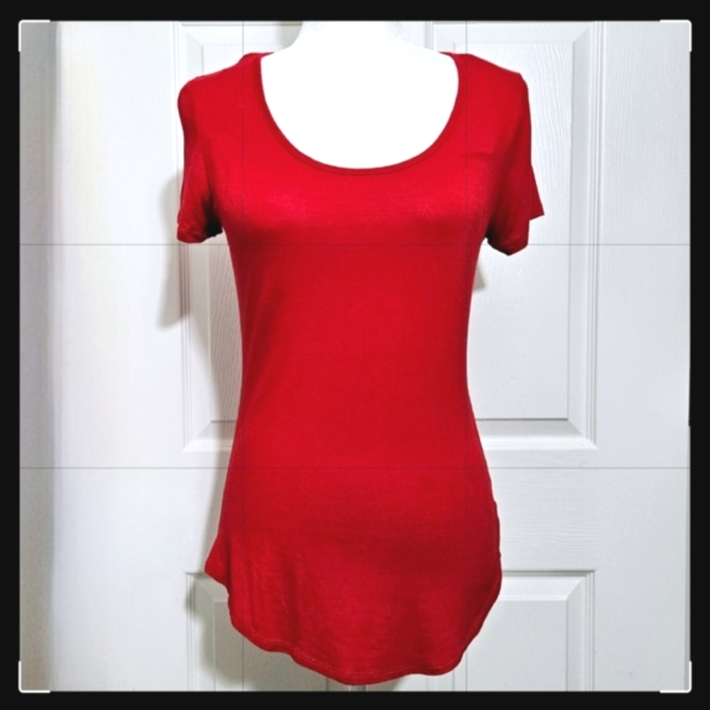 BUTTERFLY TOP Red Women's Jr Sz 7/8 NWT